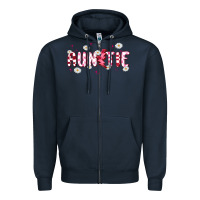 Navy auntie Zipper Hoodie - MaliasSmallBusiness