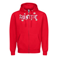 Red auntie Zipper Hoodie - MaliasSmallBusiness