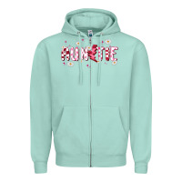 Seafoam auntie Zipper Hoodie - MaliasSmallBusiness