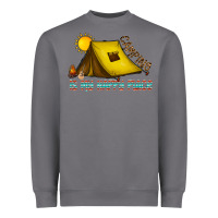 Storm camping is my happy place Heavyweight Sweatshirt - CowhideDigitalArt