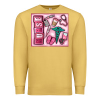 Antique Gold nurse Premium Sweatshirt - MaliasSmallBusiness