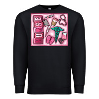 Black nurse Premium Sweatshirt - MaliasSmallBusiness
