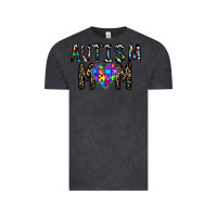 Vintage Black autism mom Vintage Tee - CowhideDigitalArt