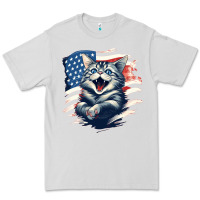 Dove Grey cat1 Premium Tee - Unal Design