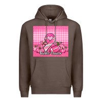 Coffee tackle cancer pumpkins football and ribbon Premium Hoodie - Jasminsmagicworld