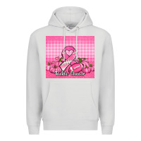 Dove Grey tackle cancer pumpkins football and ribbon Premium Hoodie - Jasminsmagicworld