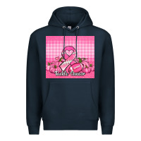 Navy tackle cancer pumpkins football and ribbon Premium Hoodie - Jasminsmagicworld