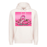 Pale Pink tackle cancer pumpkins football and ribbon Premium Hoodie - Jasminsmagicworld