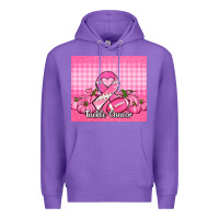 Purple tackle cancer pumpkins football and ribbon Premium Hoodie - Jasminsmagicworld