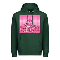 Tackle Cancer Pumpkins Football And Ribbon Premium Hoodie | Teevron