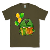 Army Green St Patrick's Day Gnomes Classic Tee - Jasminsmagicworld