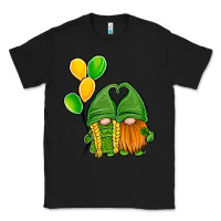 Black St Patrick's Day Gnomes Classic Tee - Jasminsmagicworld