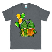 Charcoal Heather St Patrick's Day Gnomes Classic Tee - Jasminsmagicworld