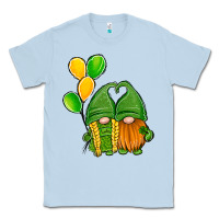 Dusty Blue St Patrick's Day Gnomes Classic Tee - Jasminsmagicworld