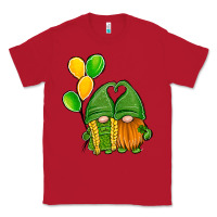 Red St Patrick's Day Gnomes Classic Tee - Jasminsmagicworld