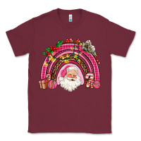 Burgundy pink christmas rainbow Classic Tee - AdoDesignShop