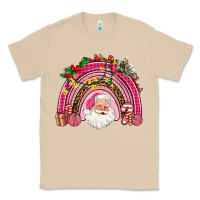 Mushroom pink christmas rainbow Classic Tee - AdoDesignShop