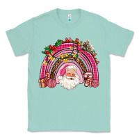 Seafoam pink christmas rainbow Classic Tee - AdoDesignShop