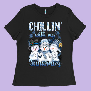 Chillin  With My Sowmies Ladies Tee Designed By Adodesignshop