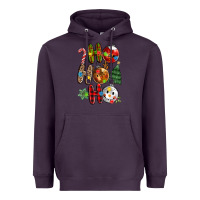 Plum ho ho ho with Heavyweight Hoodie - MaliasSmallBusiness