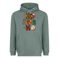 Sage ho ho ho with Heavyweight Hoodie - MaliasSmallBusiness