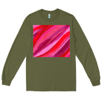 Army Green valentines day glitter and watercolor Long Sleeve Tee - AdoDesignShop