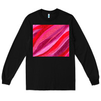 Black valentines day glitter and watercolor Long Sleeve Tee - AdoDesignShop