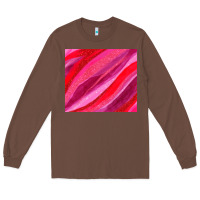 Chestnut valentines day glitter and watercolor Long Sleeve Tee - AdoDesignShop