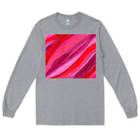 Heather Grey valentines day glitter and watercolor Long Sleeve Tee - AdoDesignShop