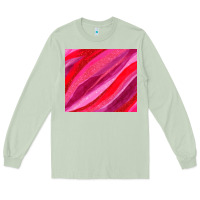 Matcha valentines day glitter and watercolor Long Sleeve Tee - AdoDesignShop