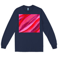 Valentines Day Glitter And Watercolor Long Sleeve Tee | Teevron