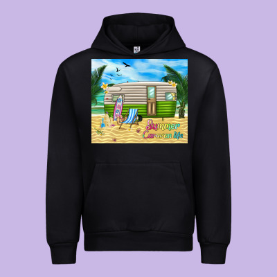 Summer Caravan Life Urban Hoodie Designed By Tumblerdesignbyshophia