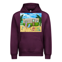 Mauve Wine summer caravan life Urban Hoodie - TumblerDesignByShophia