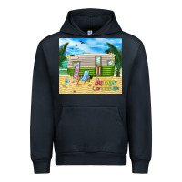 Navy summer caravan life Urban Hoodie - TumblerDesignByShophia