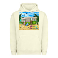 Pigment Pistachio summer caravan life Urban Hoodie - TumblerDesignByShophia