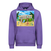 Tulip summer caravan life Urban Hoodie - TumblerDesignByShophia