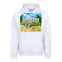 White summer caravan life Urban Hoodie - TumblerDesignByShophia