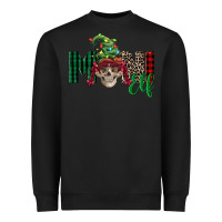 Black girl mini elf skull Heavyweight Sweatshirt - FaDigitalArtStudio