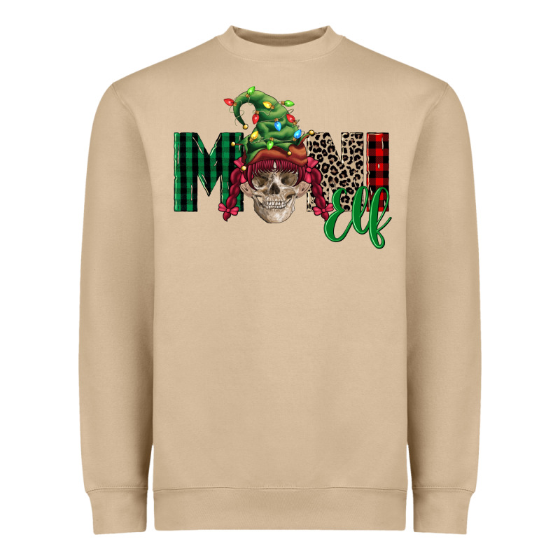 Girl Mini Elf Skull Heavyweight Sweatshirt by FaDigitalArtStudio | Teevron