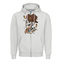 Dove Grey cowboy killer Zipper Hoodie - MaliasSmallBusiness
