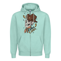 Seafoam cowboy killer Zipper Hoodie - MaliasSmallBusiness