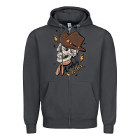 Smoke cowboy killer Zipper Hoodie - MaliasSmallBusiness