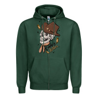 Sports Green cowboy killer Zipper Hoodie - MaliasSmallBusiness