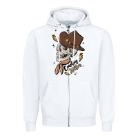 White cowboy killer Zipper Hoodie - MaliasSmallBusiness