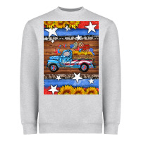 Heather Grey american truck air freshener Heavyweight Sweatshirt - HRA Design Shop