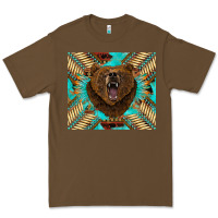 Cacao bear native american  tumbler Premium Tee - BarkalooDesign