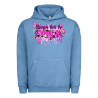 Pigment Pebble Blue Stronger than the storm Cancer Awareness Urban Hoodie - HowdyJamesFarm
