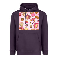 Plum mexican pan dulce Heavyweight Hoodie - MaliasSmallBusiness
