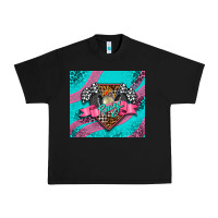 Black racing pink Urban Heavy Tee - AdoDesignShop