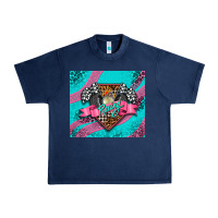 Navy racing pink Urban Heavy Tee - AdoDesignShop